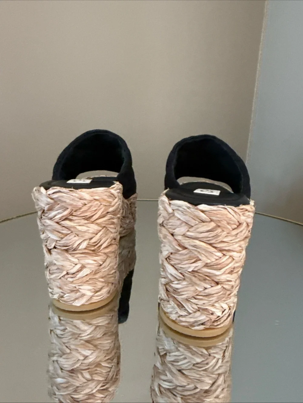 Chanel Dad Sandals CC logo Platform Mules size 41 - Picture 4 of 17